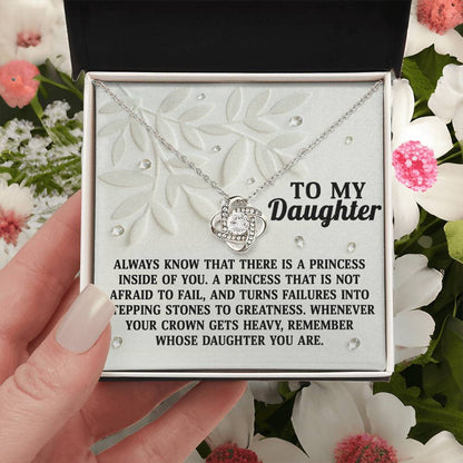 To My Daughter Necklace From Dad, Father Daughter Gifts, Daughters Necklace From Mom