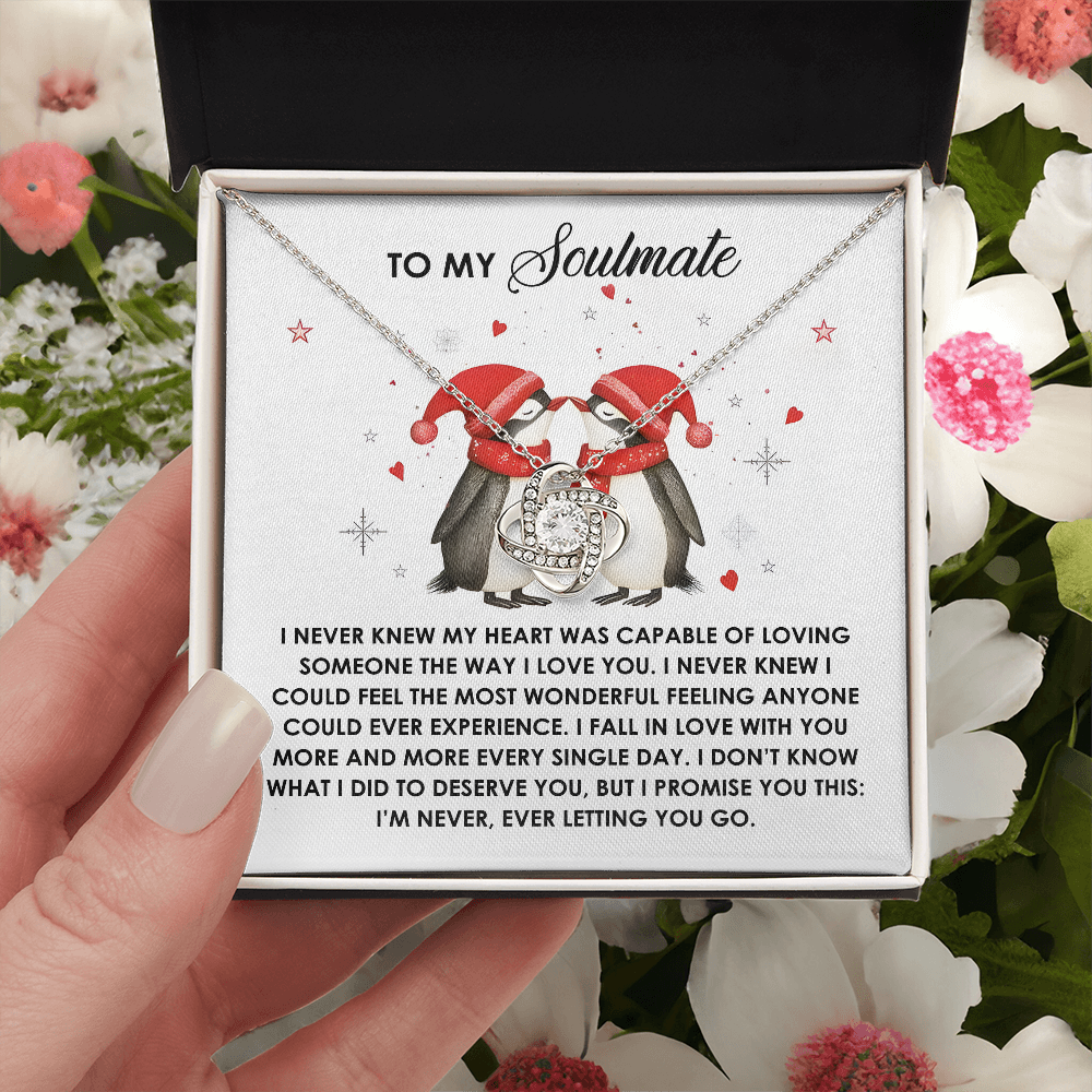 To My Soulmate Necklace, Christmas Gift For Girlfriend, Christmas Ideas For Woman, Christmas Cards For Wife, Lady Christmas Gifts Ideas