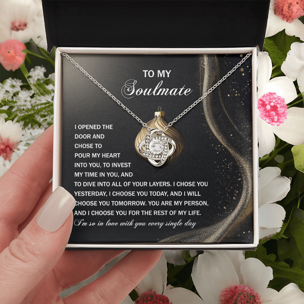 To My Soulmate Necklace, Soulmate Gifts For Her, Soulmate Necklaces Women, Funny Christmas Gifts For Wife, Girlfriend Christmas Necklace