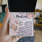 Regalo Para Madrina, Para El Amor De Mi Vida Cadena, Collar De Madrina - BR_4_MADRIJE_H8_3