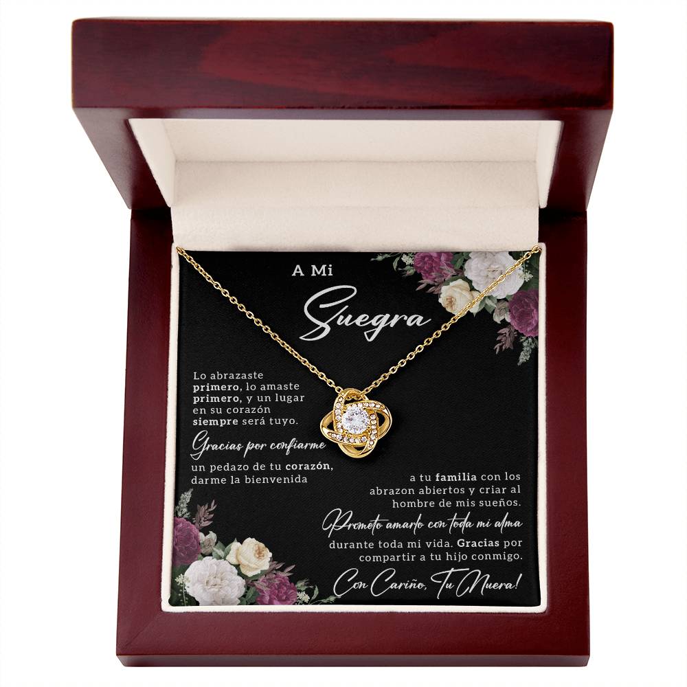 Suegra Gifts In Spanish, Regalo Para Suegra En Navidad - Love Knot - SUEG_BR2_NLNM5_3