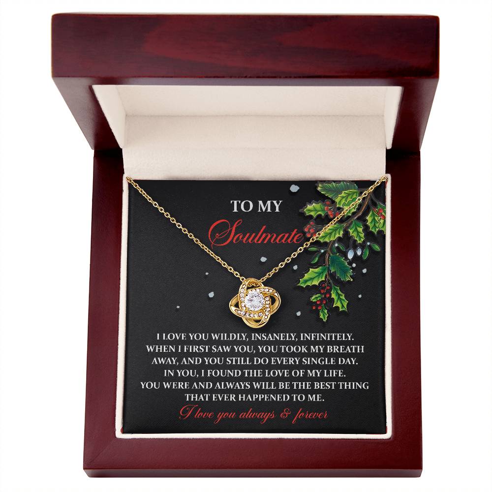 To My Soulmate Necklace, Gifts For Wife Christmas, Good Gifts For Girlfriend For Christmas, Christmas Presents For Her