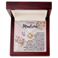 Regalo Para Madrina, Para El Amor De Mi Vida Cadena, Collar De Madrina - BR_4_MADRIJE_H8_3
