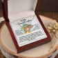 To My Granddaughter Necklace, Gifts For Granddaughter From Grandparents, Granddaughter Necklace From Nana, Valentines Gifts For Granddaughter