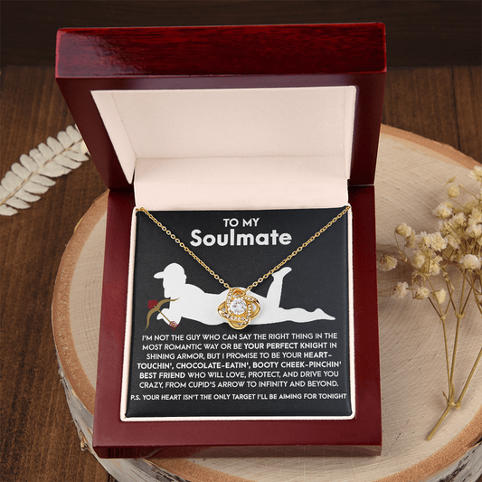 To My Soulmate Necklace, Best Valentine Gifts For Wife, To My Wife Valentine's Day Gift, Valentine's Day Necklace For Her, Valentine Birthday Gifts