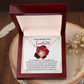To My Smokin' Hot Soulmate Necklace, Girlfriend Necklace From Boyfriend, Valentine's Gift For Women, Happy Valentines Day Card To Girlfriend