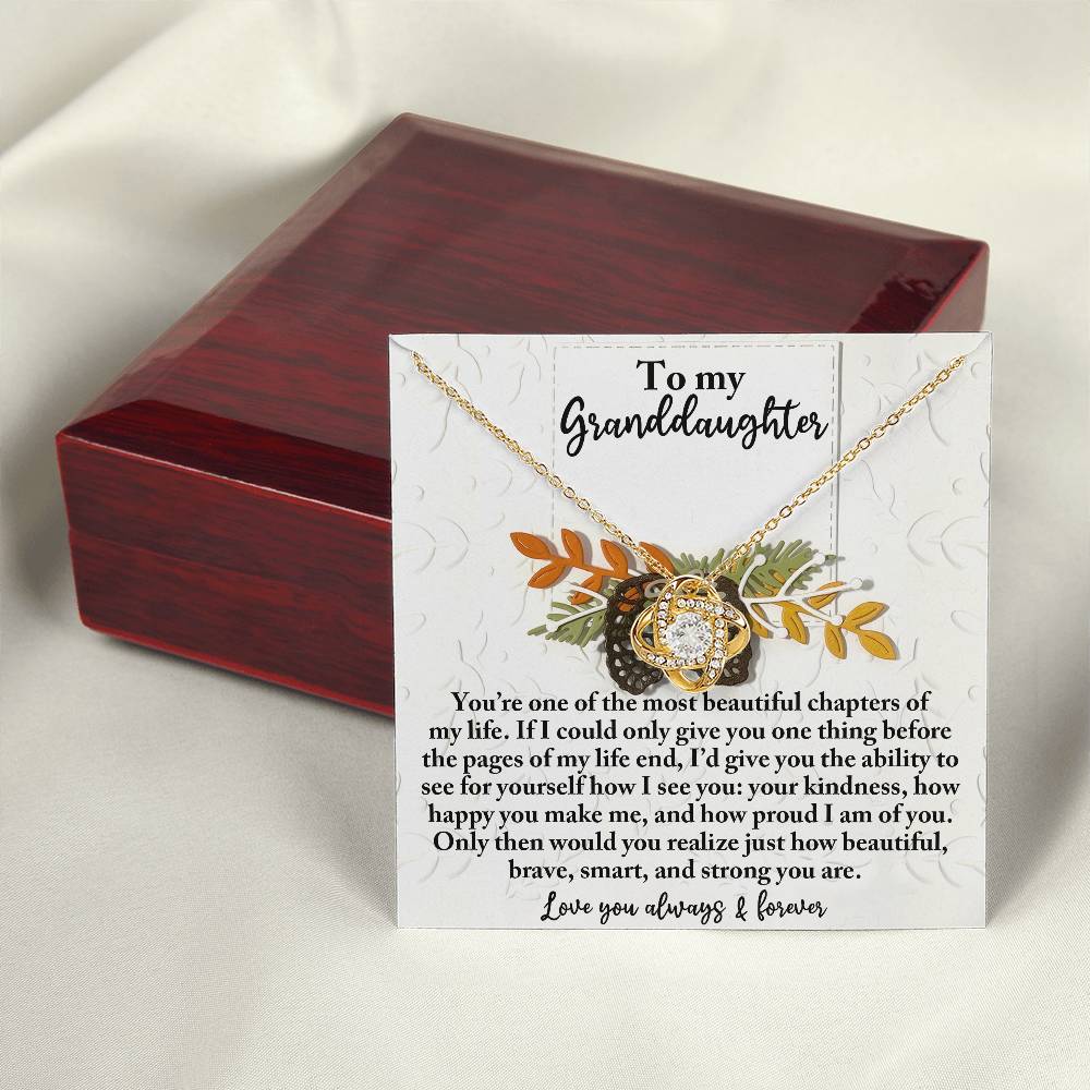 To My Granddaughter Necklace, Valentine's For Granddaughter, Granddaughter Gifts From Grandparents, Christmas Gifts For Granddaughters