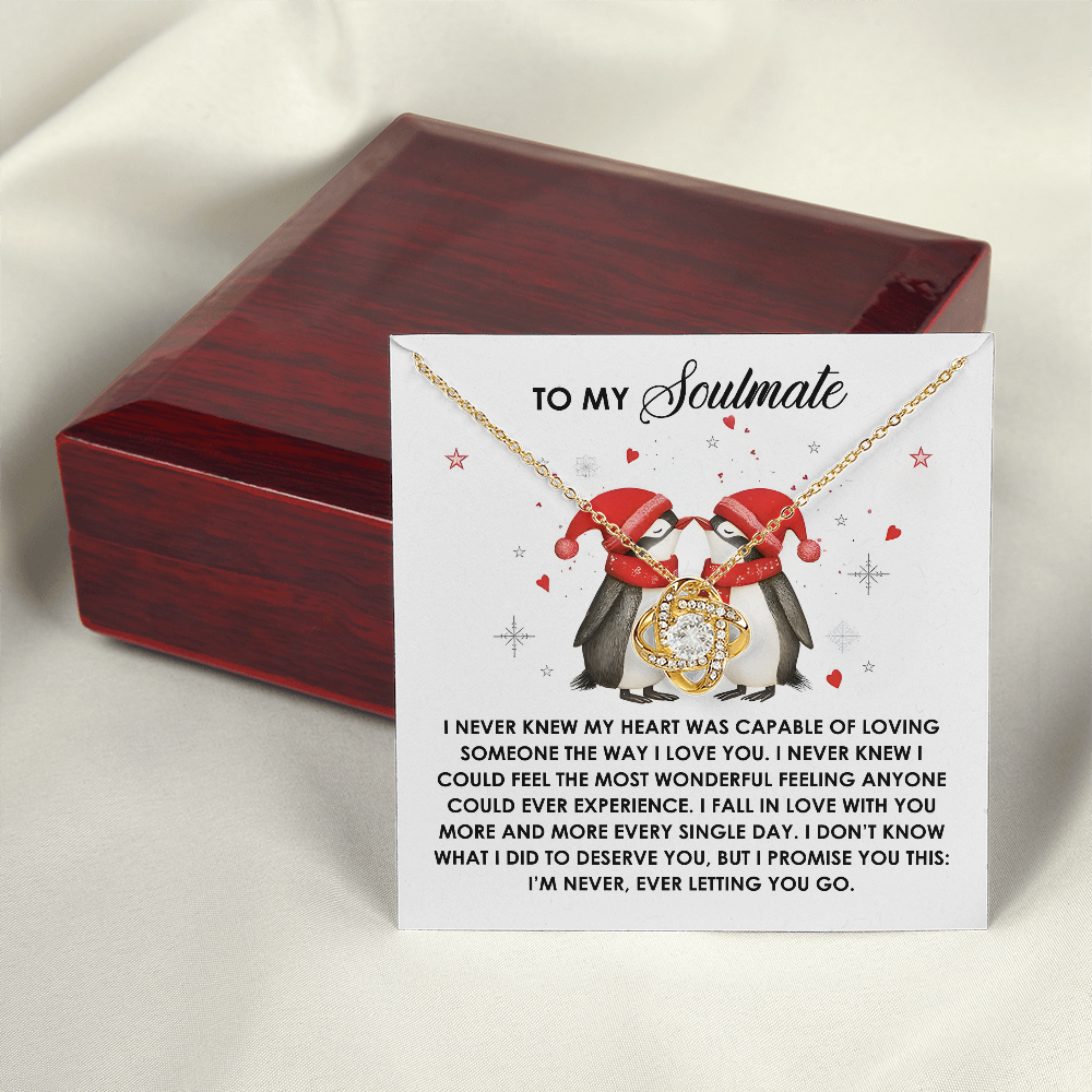 To My Soulmate Necklace, Christmas Gift For Girlfriend, Christmas Ideas For Woman, Christmas Cards For Wife, Lady Christmas Gifts Ideas