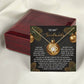 To My Soulmate Necklace, Wife Christmas Gift, Best Christmas Gifts For My Wife, Funny Christmas Gift For Wife