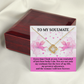 To My Soulmate Necklace, Valentine Gifts For Her, Best Valentine Gifts For Her, Valentine's Day Gifts For Women, Unique Valentine Gifts For Her