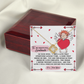To My Beautiful Soulmate Necklace, Gifts For The Girlfriend, Soulmate Necklace For Her, Valentine Card For Wife Romantic, To My Girlfriend Necklace