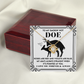 To My Smokin' Hot Doe Necklace, Soulmate Gifts For Her, Valentine's Gift For Wife, Naughty Valentine's Gifts For Wife, Valentine Gift Ideas For Her