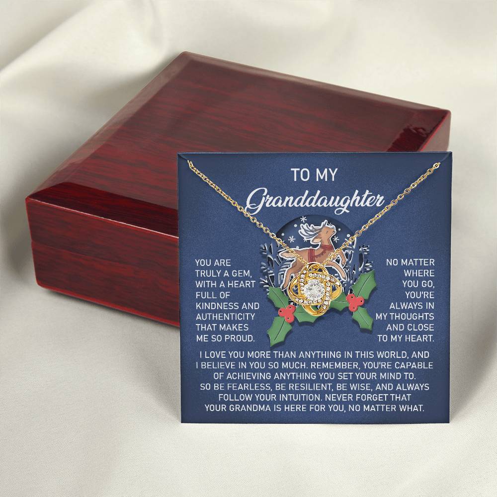 To My Granddaughter Necklace, Granddaughter Christmas Gifts, Granddaughter Gifts From Grandma, Necklace For Granddaughter, Adult Granddaughter Gift