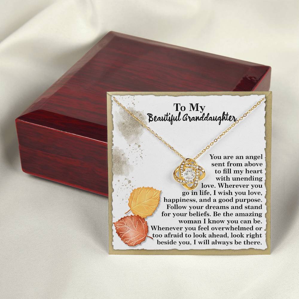 To My Beautiful Granddaughter Necklace, Granddaughter Gifts From Nana, Necklace For Granddaughter, Personalized Gifts For Granddaughter