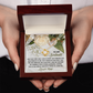 To My Soulmate Necklace, Best Presents For Girlfriend, Valentine Gifts For Wife, Mother's Day Gift For My Girlfriend, Best Gifts For My Girlfriend