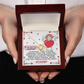 To My Beautiful Soulmate Necklace, Gifts For The Girlfriend, Soulmate Necklace For Her, Valentine Card For Wife Romantic, To My Girlfriend Necklace