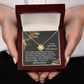 To My Treasured Soulmate Necklace, Girlfriend And Boyfriend Necklaces, Soulmate Gifts For Her, Valentine's Gift For Wife, Best Gifts For Girlfriend