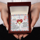 To My Stunning Soulmate Necklace, Gifts For Her Birthday Girlfriend, Necklace For Valentine's Day, Valentine Day For Wife, Love Gifts For Girlfriend