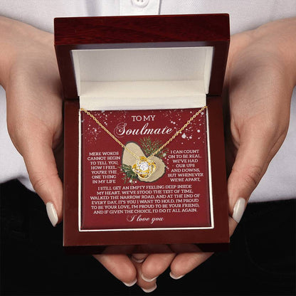 To My Soulmate Necklace, Great Wife Christmas Gifts, Christmas Jewelry For Women, Christmas Gift For Wives