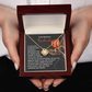 To My Beautiful Soulmate Necklace, Birthdays Gifts For Girlfriend, Valentine's Day Gifts, Romantic Valentine's Day Gift, Gold Necklace For Girlfriend