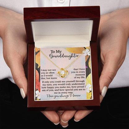 To My Granddaughter Necklace, Necklaces For Granddaughters, Granddaughter Valentine Gift, Gifts For 18 Year Old Granddaughter, Granddaughter From Grandpa