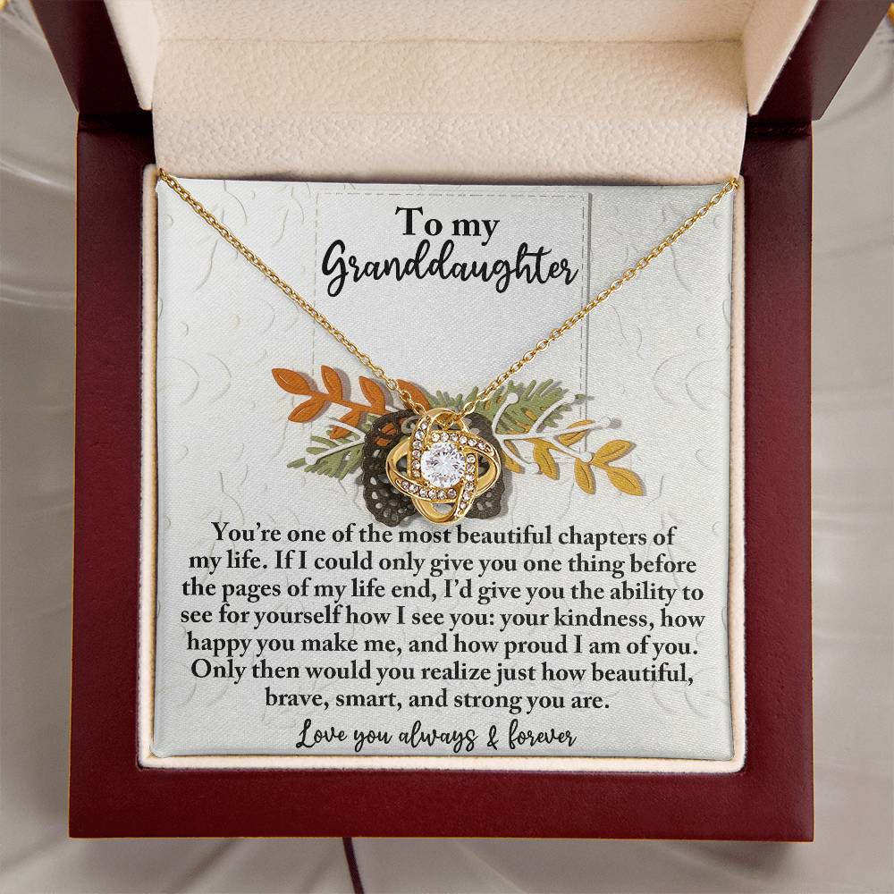 To My Granddaughter Necklace, Valentine's For Granddaughter, Granddaughter Gifts From Grandparents, Christmas Gifts For Granddaughters