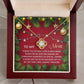 To My Mom Necklace, Christmas Gifts For My Mom, Christmas Gifts For Mom Necklace, Necklace For Mom From Daughter