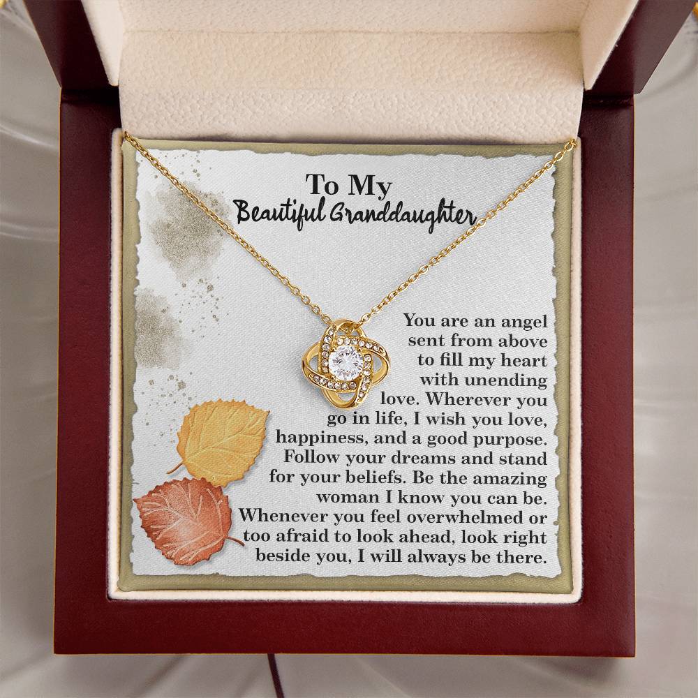 To My Beautiful Granddaughter Necklace, Granddaughter Gifts From Nana, Necklace For Granddaughter, Personalized Gifts For Granddaughter