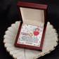 To My Beautiful Soulmate Necklace, Gifts For The Girlfriend, Soulmate Necklace For Her, Valentine Card For Wife Romantic, To My Girlfriend Necklace