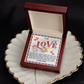 To My Love Necklace, Valentine Gifts For Her, Valentine's Day Necklace For Her, Valentine's Day Gift Wife, Valentine's Day Gifts For Women