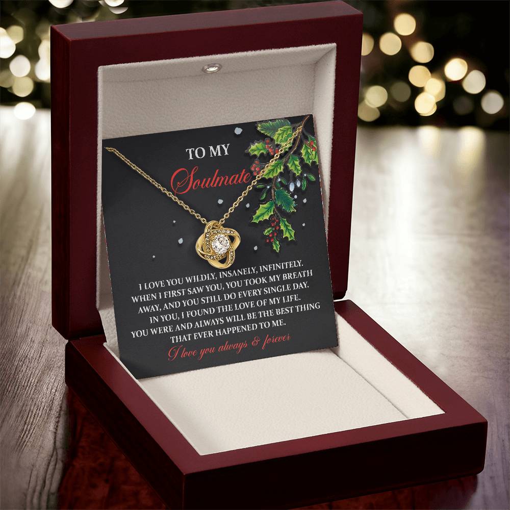 To My Soulmate Necklace, Gifts For Wife Christmas, Good Gifts For Girlfriend For Christmas, Christmas Presents For Her