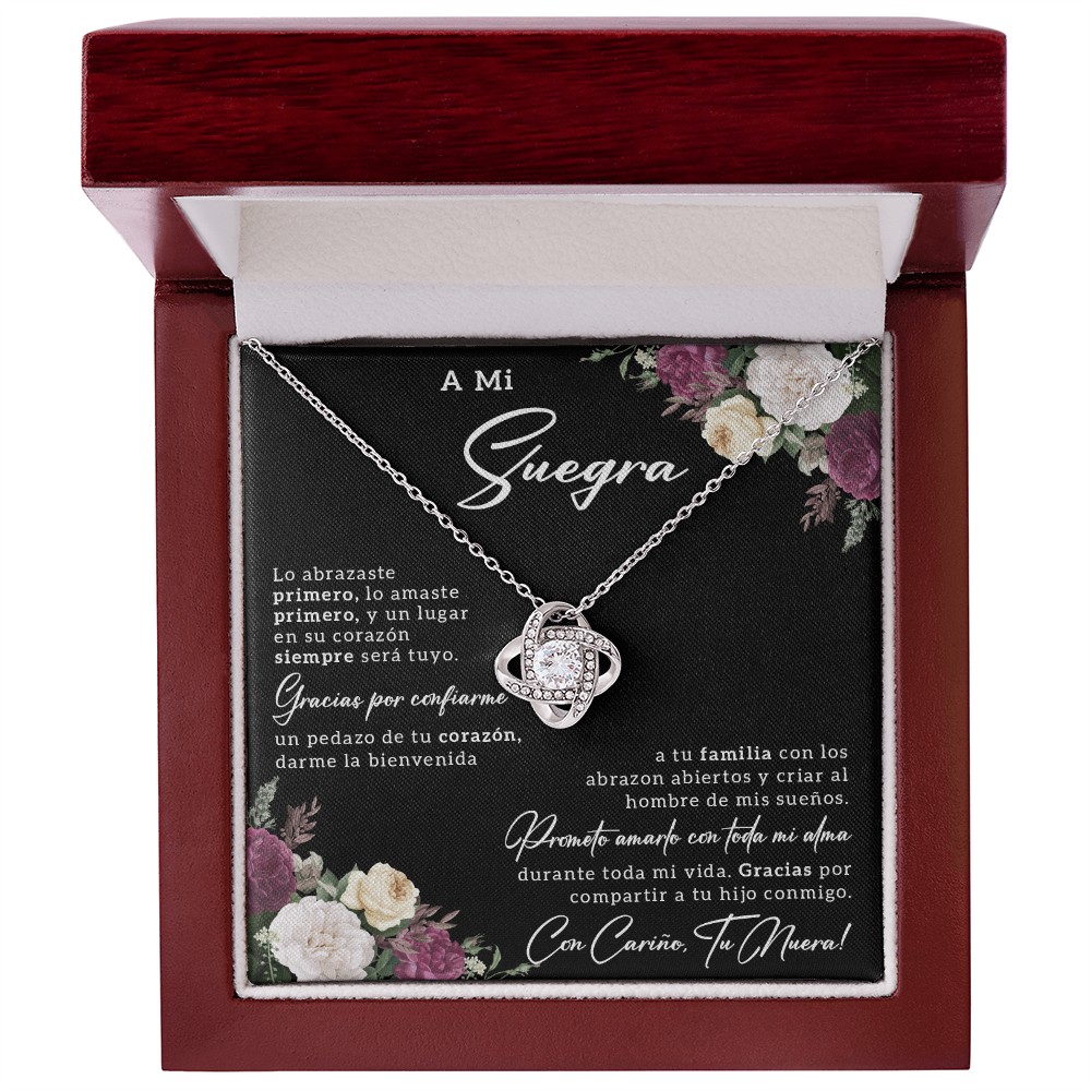 Suegra Gifts In Spanish, Regalo Para Suegra En Navidad - Love Knot - SUEG_BR2_NLNM5_3