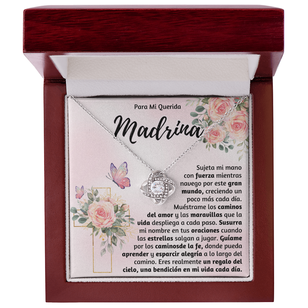 Regalo Para Madrina, Para El Amor De Mi Vida Cadena, Collar De Madrina - BR_4_MADRIJE_H8_3