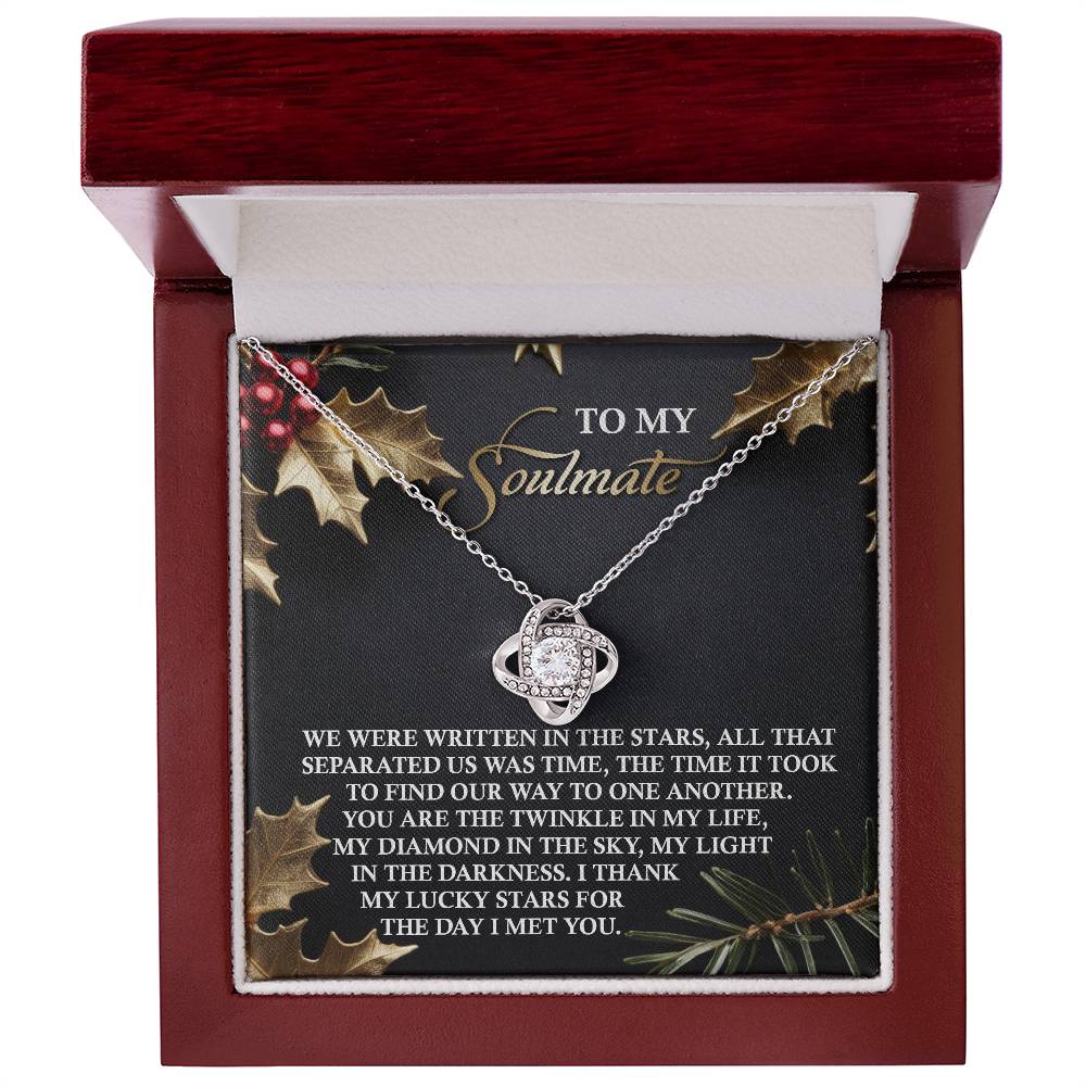 To My Soulmate Necklace, Christmas Presents For Wife, Christmas For Her, Christmas Present For Girlfriend, Christmas Gifts For Your Wife