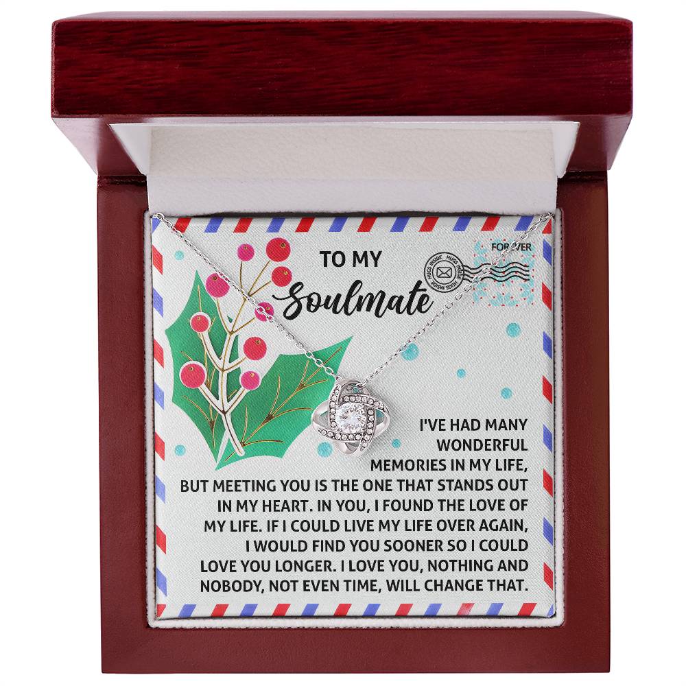 To My Soulmate Necklace, Gifts For Wife Christmas, Christmas Gifts For Her, Funny Christmas Gifts For Wife, Women Presents For Christmas