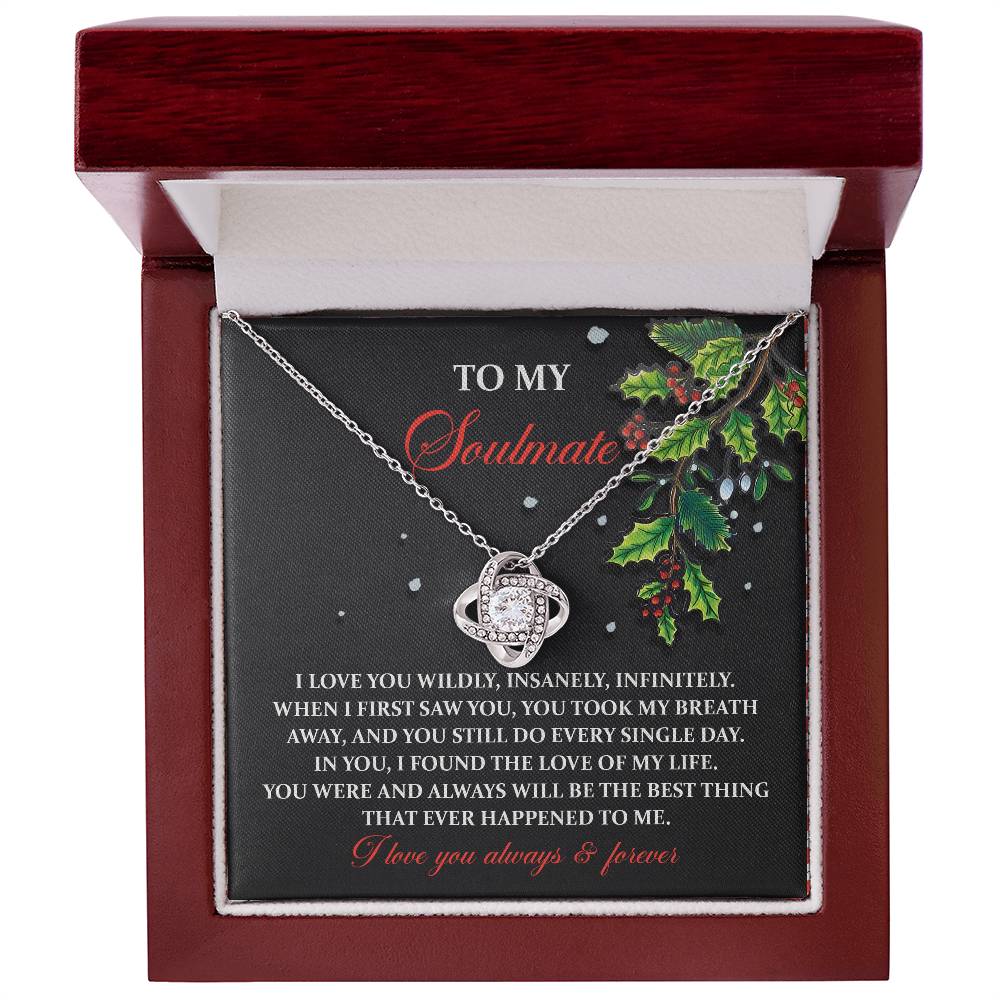 To My Soulmate Necklace, Gifts For Wife Christmas, Good Gifts For Girlfriend For Christmas, Christmas Presents For Her