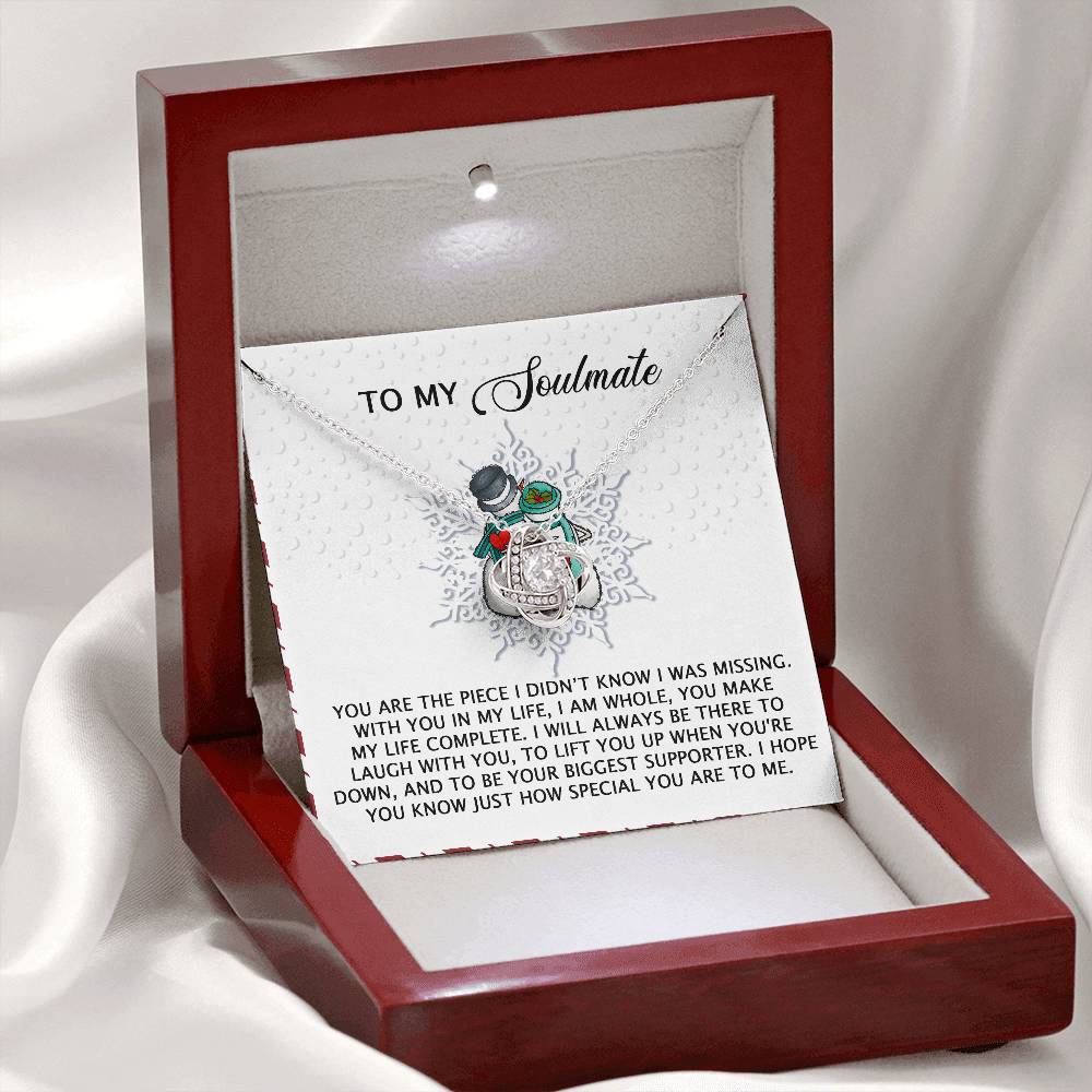 To My Soulmate Necklace, Wifes Christmas Gifts, Christmas Gifts For Wife, Wife's Christmas Gift, Women Presents For Christmas