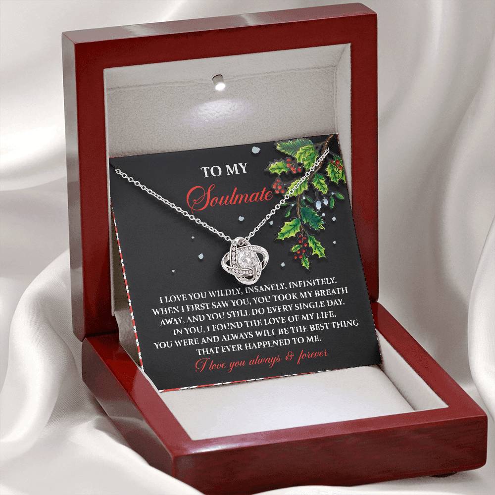 To My Soulmate Necklace, Gifts For Wife Christmas, Good Gifts For Girlfriend For Christmas, Christmas Presents For Her