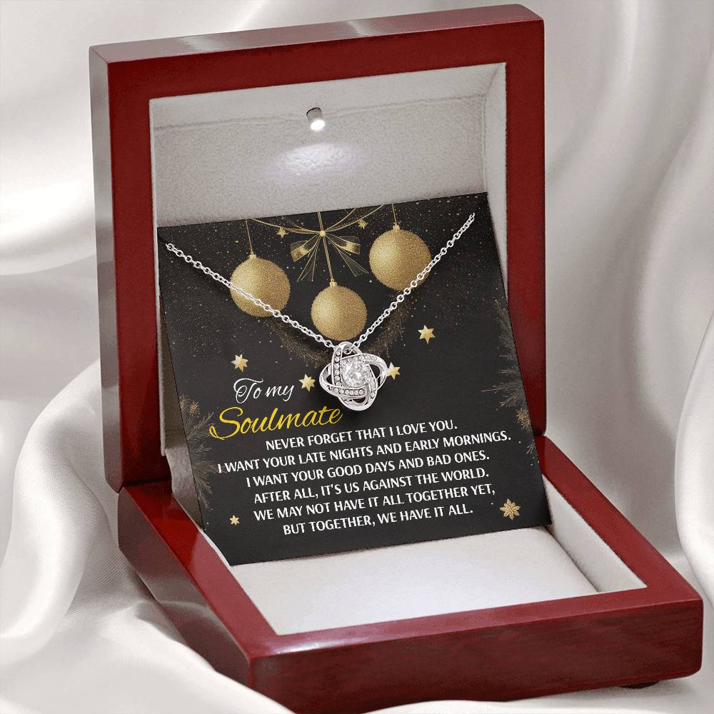 To My Soulmate Necklace, Christmas Presents For Women, Christmas Gift Ideas 2024, Gifts For Husband From Wife Unique Christmas