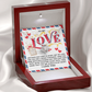 To My Love Necklace, Valentine Gifts For Her, Valentine's Day Necklace For Her, Valentine's Day Gift Wife, Valentine's Day Gifts For Women