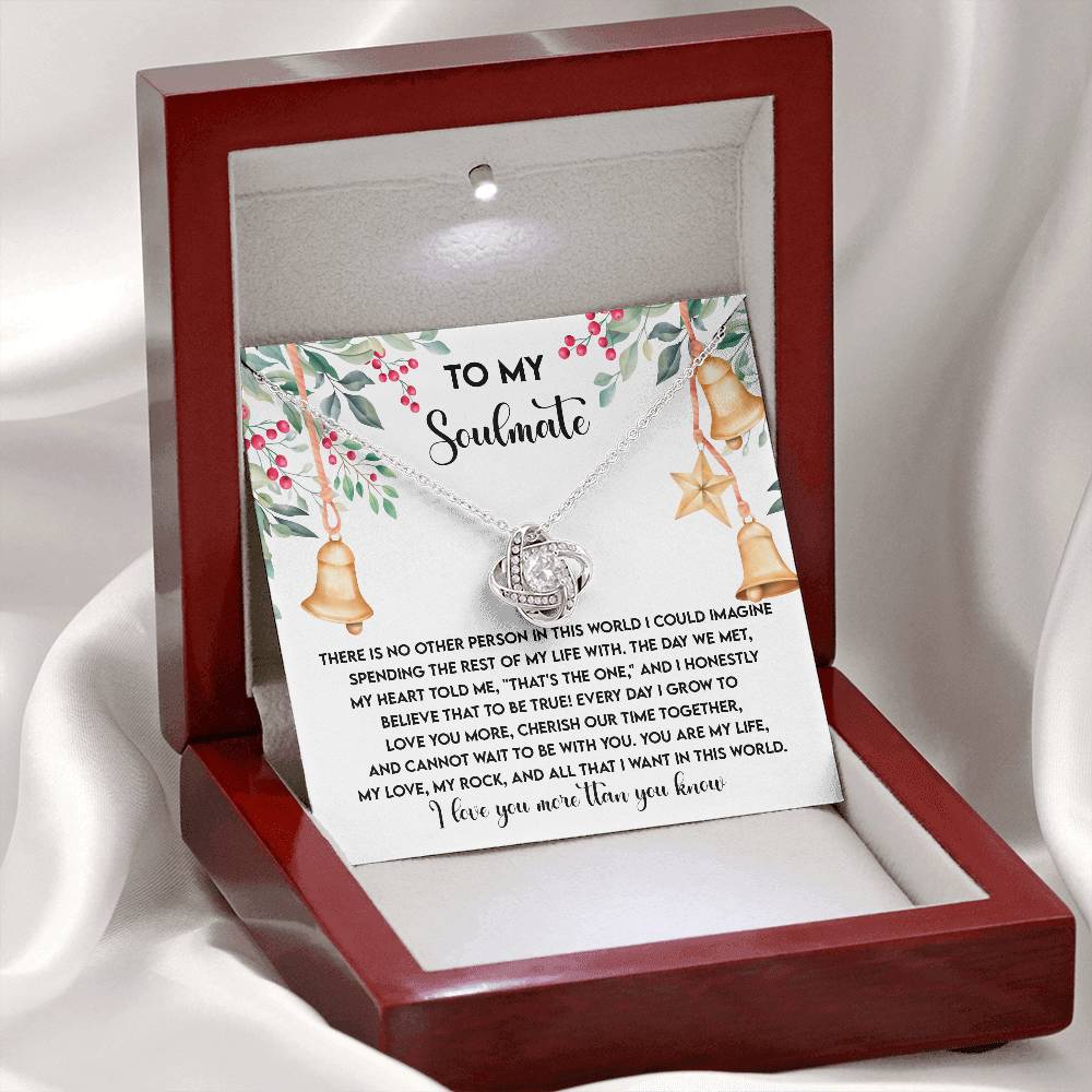 To My Soulmate Necklace, Christmas Gift Ideas 2024, Christmas For Her, Wife's Christmas Gift, Christmas Presents Women