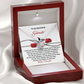 To My Beautiful Soulmate Necklace, Girlfriend Birthday Gifts For Women, Valentine Jewelry For Women, Best Girlfriend Gifts For Women