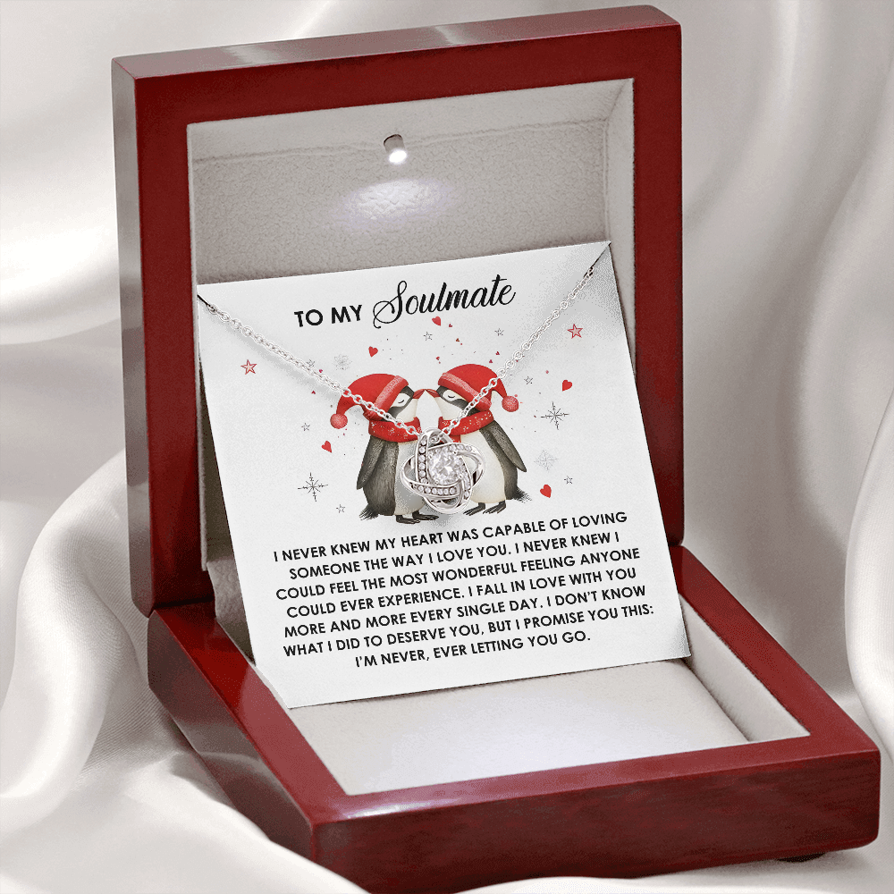 To My Soulmate Necklace, Christmas Gift For Girlfriend, Christmas Ideas For Woman, Christmas Cards For Wife, Lady Christmas Gifts Ideas