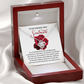 To My Smokin' Hot Soulmate Necklace, Girlfriend Necklace From Boyfriend, Valentine's Gift For Women, Happy Valentines Day Card To Girlfriend
