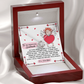 To My Beautiful Soulmate Necklace, Gifts For The Girlfriend, Soulmate Necklace For Her, Valentine Card For Wife Romantic, To My Girlfriend Necklace