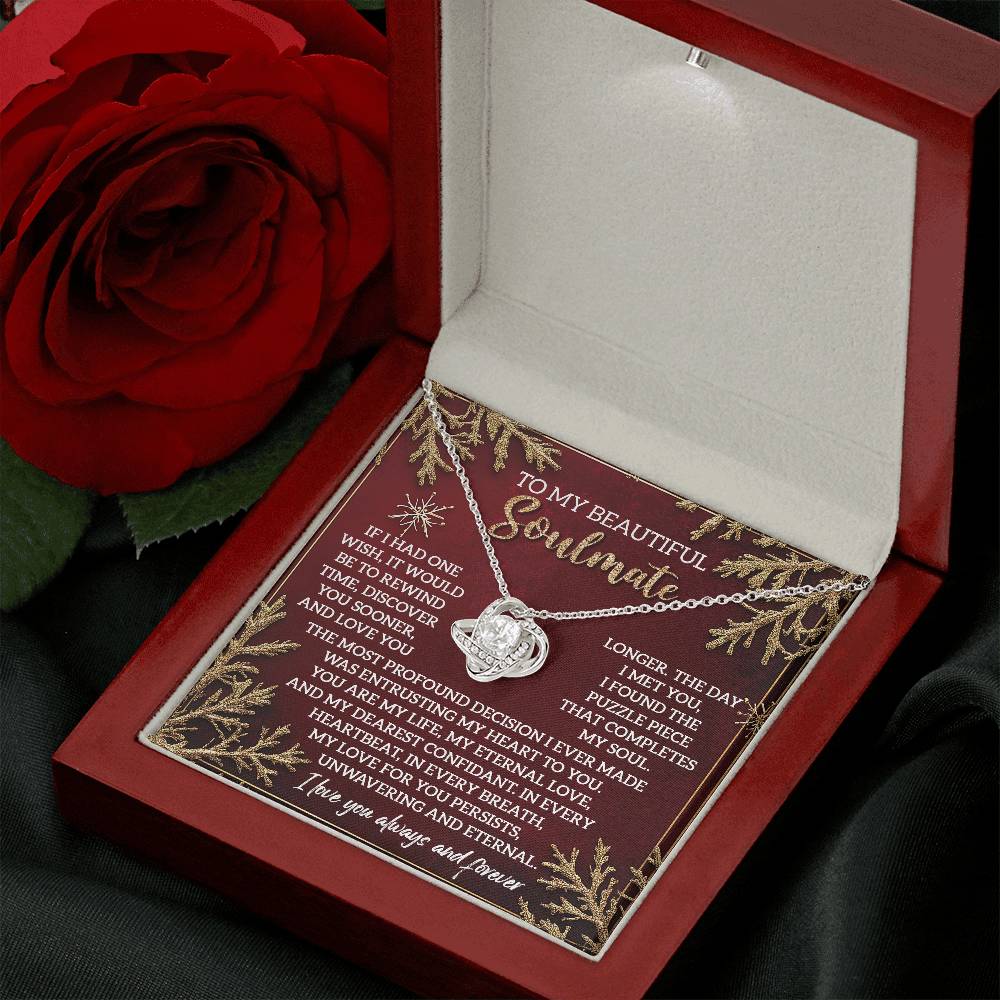 To My Beautiful Soulmate Necklace, Christmas Ideas For Woman, Christmas Gift Ideas 2024, Girlfriend Christmas Gifts 2024