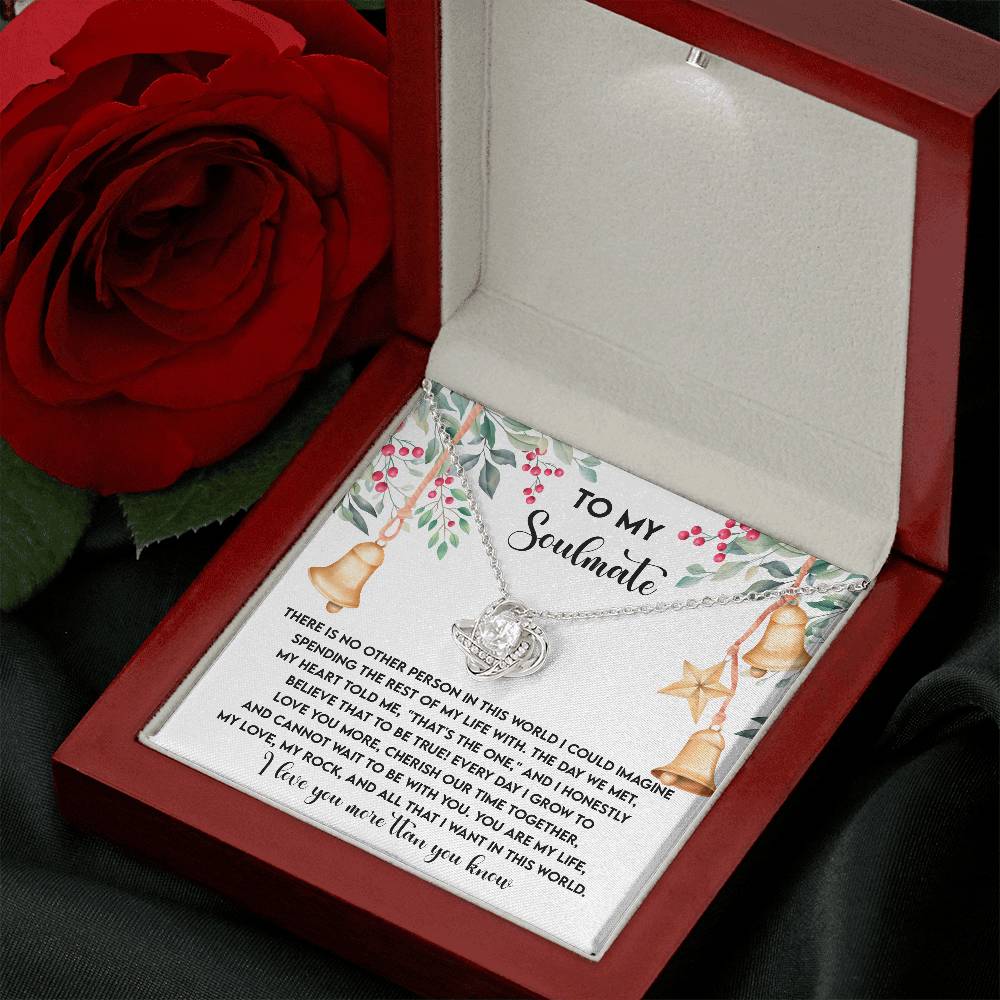 To My Soulmate Necklace, Christmas Gift Ideas 2024, Christmas For Her, Wife's Christmas Gift, Christmas Presents Women