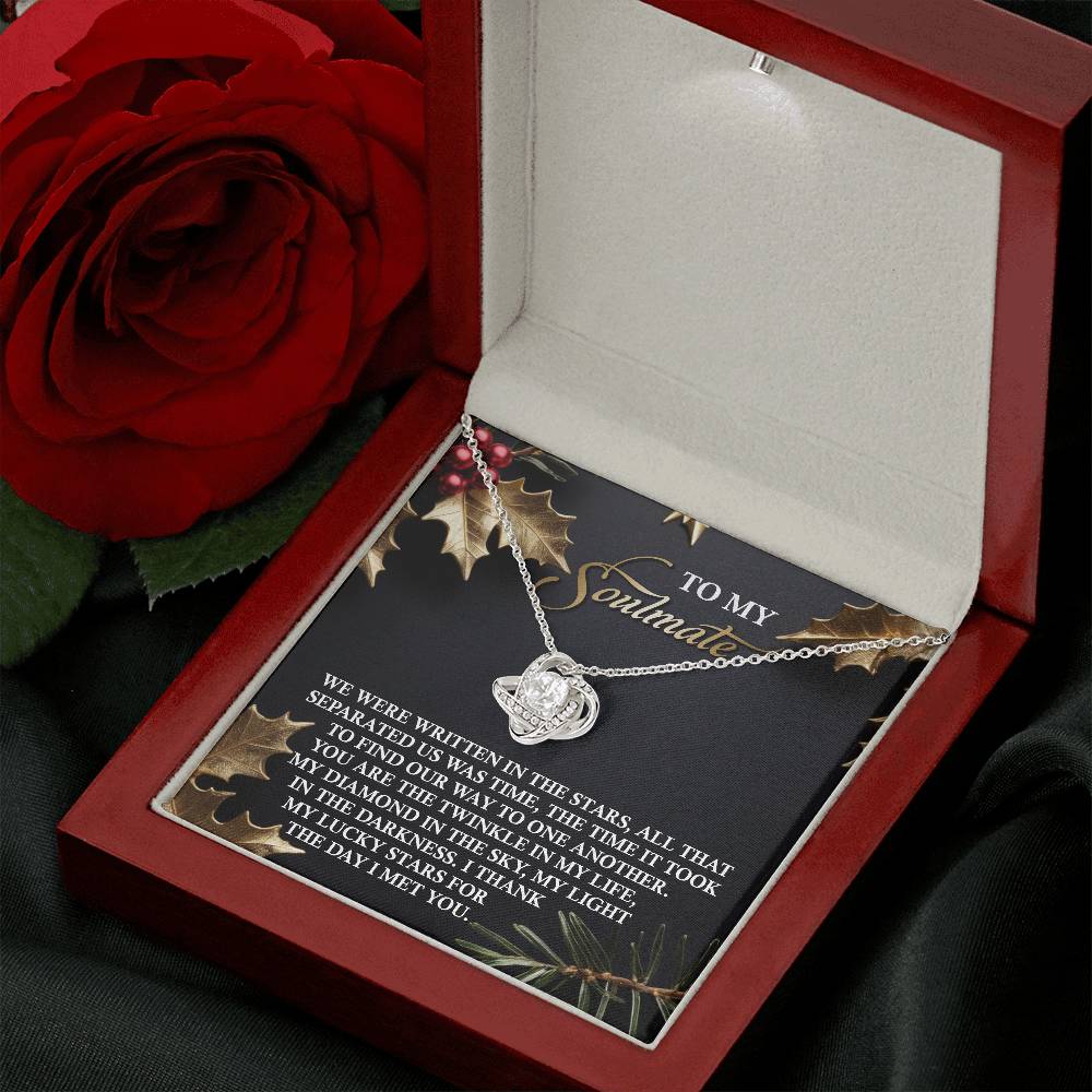 To My Soulmate Necklace, Christmas Presents For Wife, Christmas For Her, Christmas Present For Girlfriend, Christmas Gifts For Your Wife