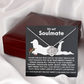 To My Soulmate Necklace, Best Valentine Gifts For Wife, To My Wife Valentine's Day Gift, Valentine's Day Necklace For Her, Valentine Birthday Gifts