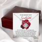 To My Smokin' Hot Soulmate Necklace, Girlfriend Necklace From Boyfriend, Valentine's Gift For Women, Happy Valentines Day Card To Girlfriend